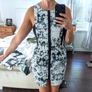 Black and white Finders Keepers mini dress